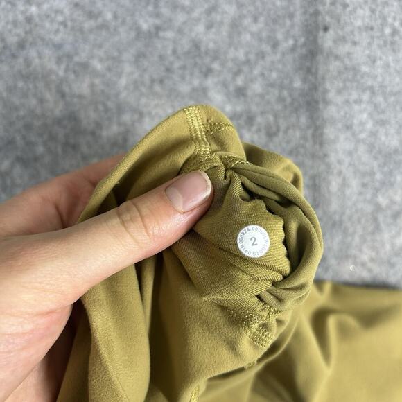 Lululemon Align High Rise Cropped Leggings Women’s 2 21" Bronze Green LW6BDTS - Picture 9 of 9